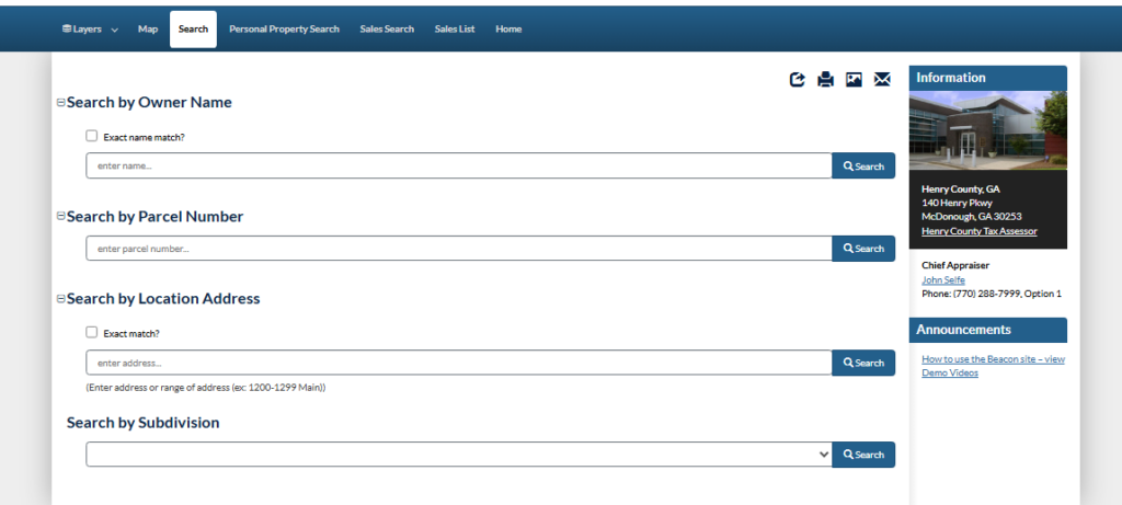 Henry County Public Records